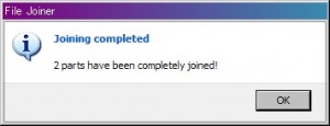 The Fastest File Splitter and Joinerの説明⑦