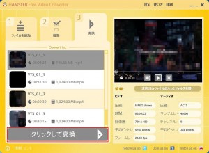 HAMSTER Free Video Converterの説明6-1