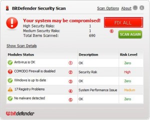 BitDefender Security Scanの説明3