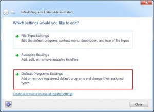 Default Programs Editorの説明16