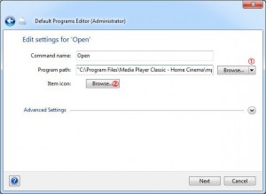 Default Programs Editorの説明5