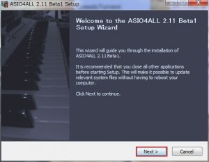 asio4allの設定・使い方3