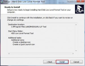 HDD Low Level Format Toolの設定・使い方7