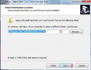 HDD Low Level Format Toolの設定・使い方4