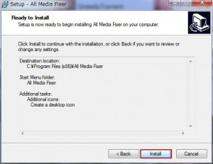 All Media Fixerの使い方6