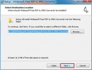 4Videosoft Free PDF to JPEG Converterの使い方3