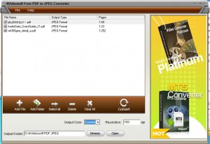 4Videosoft Free PDF to JPEG Converterの使い方10